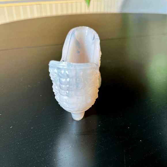 Boyd Crystal Art Glass Daisy Button Cat Slipper Pink Shoe B285 - Picture 4 of 8